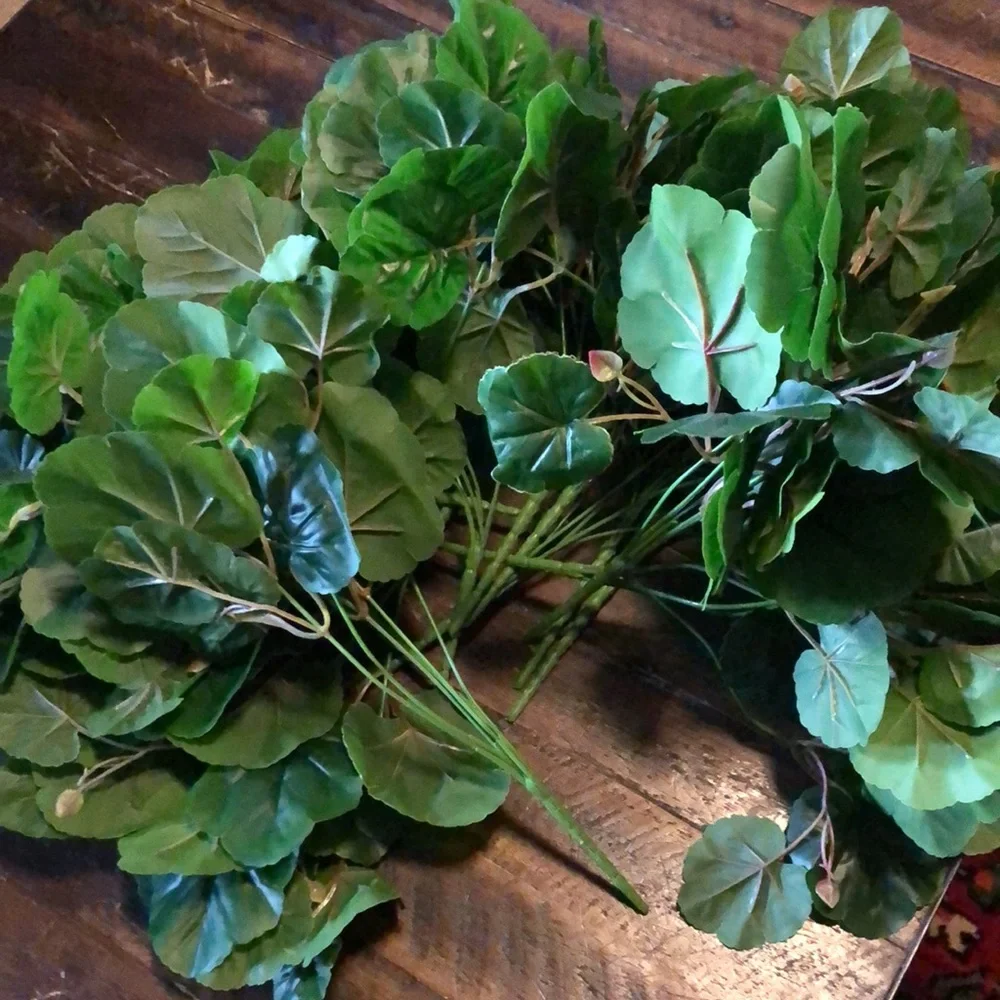 Faux floral: 12 large fiddle leaf greenery picks